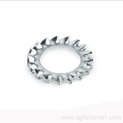 Stainless steel External teeth serrated lock washer DIN6798